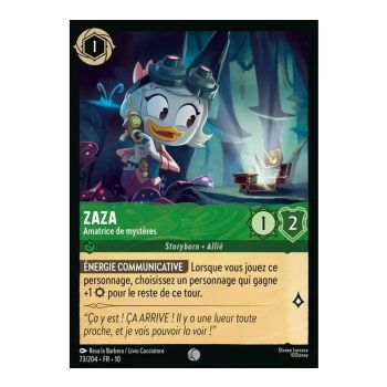 Item Zaza, Lover of Mysteries - 73/204 - WHW - Glimmers in the Depths - Common - French
