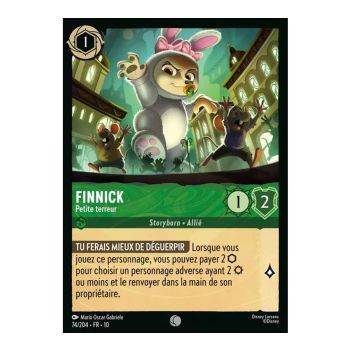 Item Finnick, Little Terror - 74/204 - WHW - Glimmers in the Depths - Glossy - Premium - French