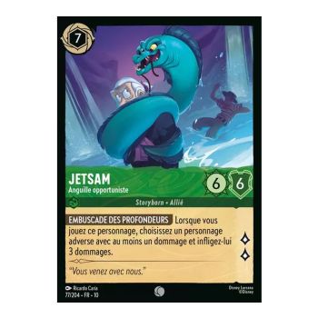 Item Jetsam, Opportunistic Eel - 77/204 - WHW - Glimmers in the Depths - Common - French