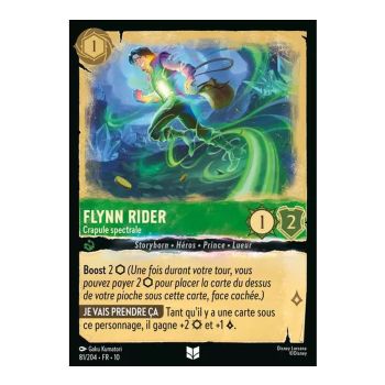 Item Flynn Rider, Spectral Scoundrel - 81/204 - WHW - Glimmers in the Depths - Glossy - Premium - French