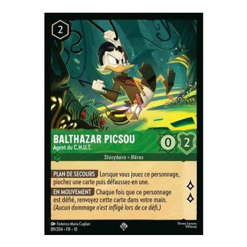 Item Scrooge McDuck, Agent of the H.O.W.T. - 89/204 - WHW - Glimmers in the Depths - Glossy - Premium - French