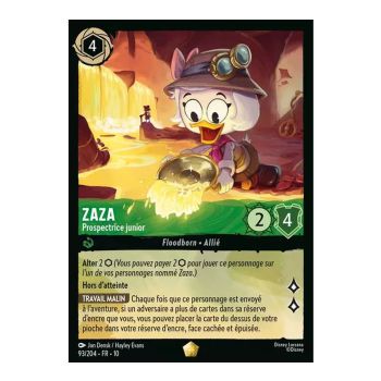 Item Zaza, Junior Prospector - 93/204 - WHW - Glimmers in the Depths - Legendary - French