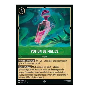 Item Potion of Mischief - 98/204 - WHW - Glimmers in the Depths - Brilliant - Premium - French