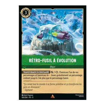 Item Retro Evolution Rifle - 100/204 - WIN - Frostbite - Rare - French