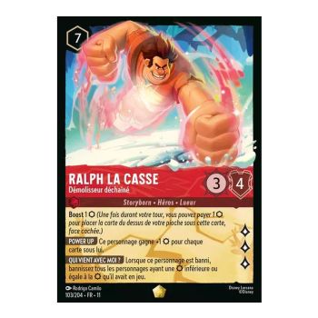 Item Wreck-It Ralph: Wrecking Ball - 103/204 - WIN - Frostbite - Glossy - Premium - French