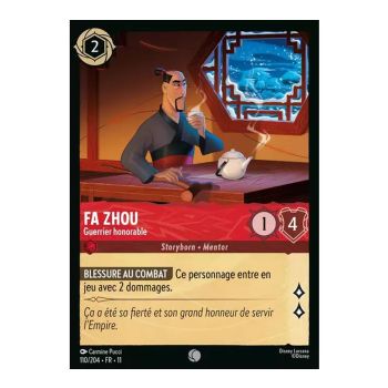 Item Fa Zhou, Honorable Warrior - 110/204 - WIN - Frostspell - Brilliant - Premium - French