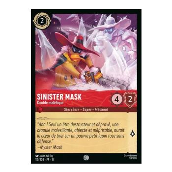 Item Sinister Mask, Evil Double - 115/204 - WIN - Frost Spell - Common - French