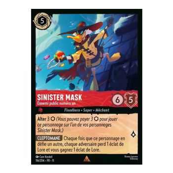 Item Sinister Mask, Public Enemy Number One - 116/204 - WIN - Frostbite - Rare - French