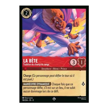 Item The Beast, Troublemaker of the Snowfield - 118/204 - WIN - Frost Spell - Brilliant - Premium - French
