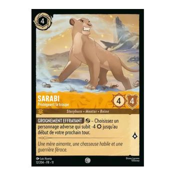 Item Sarabi, Protecting the Troop - 12/204 - WIN - Frost Spell - Brilliant - Premium - French