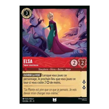 Item Elsa, Worried Sister - 125/204 - WIN - Frostbite - Uncommon - French