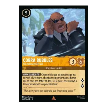 Item Cobra Bubbles, Dedicated Civil Servant - 14/204 - WIN - Frost Spell - Rare - French