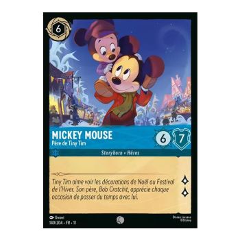 Item Mickey Mouse, Father of Tiny Tim - 140/204 - WIN - Frostbite - Common - French