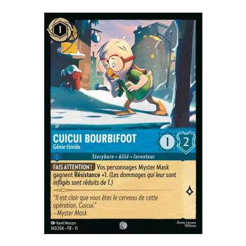 Item Cuicui Bourbifoot, Shy Genie - 143/204 - WIN - Frostbite - Common - French