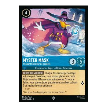 Myster Mask, Dashing Gadget Tinkerer - 150/204 - WIN - Frostbite - Super Rare - French