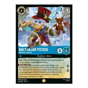 Item Scrooge McDuck, Repentant Ebenezer - 152/204 - WIN - Frostbite - Brilliant - Premium - French