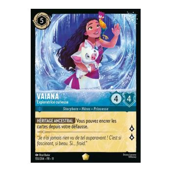 Item Moana, Curious Explorer - 155/204 - WIN - Frostbite - Legendary - French