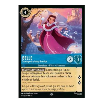 Item Belle, Snowfield Strategist - 158/204 - WIN - Frost Spell - Super Rare - French