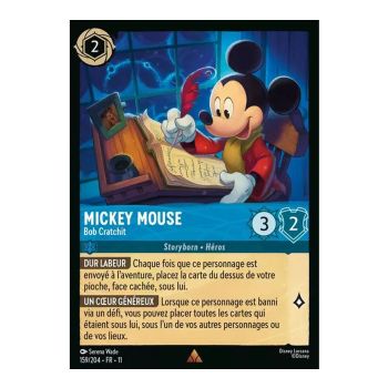 Item Mickey Mouse, Bob Cratchit - 159/204 - WIN - Frostbite - Shiny - Premium - French