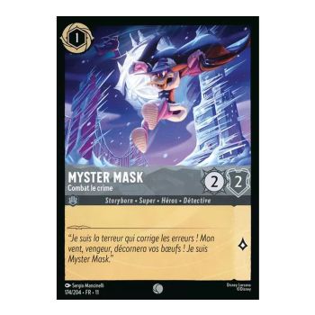 Item Myster Mask, Fight Crime - 174/204 - WIN - Frostbite - Brilliant - Premium - French
