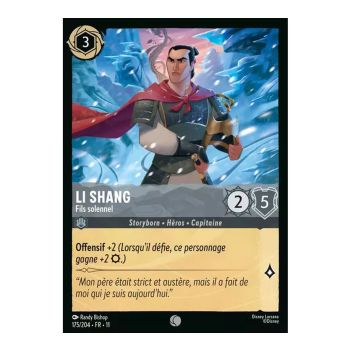 Li Shang, Solemn Son - 175/204 - WIN - Frost Spell - Brilliant - Premium - French