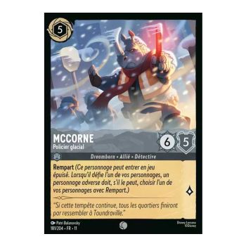 Item McCorne, Frosty Detective - 181/204 - WIN - Frostbite - Glossy - Premium - French