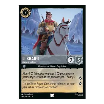 Item Li Shang, Valiant Leader - 183/204 - WIN - Frostspell - Uncommon - French