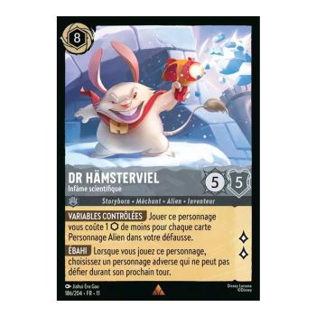 Item Dr. Hämsterviel, Infamous Scientist - 186/204 - WIN - Frostbite - Brilliant - Premium - French