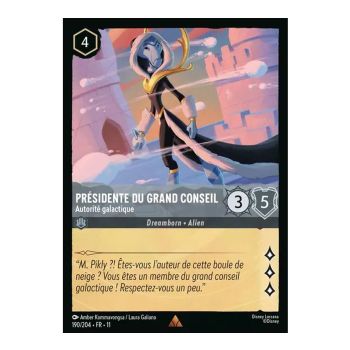 Item President of the Grand Council, Galactic Authority - 190/204 - WIN - Frostbite - Rare - French