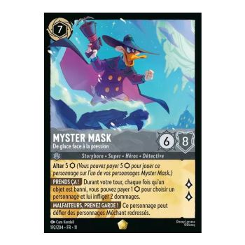 Item Myster Mask, Ice-Cold Under Pressure - 192/204 - WIN - Frost Spell - Brilliant - Premium - French