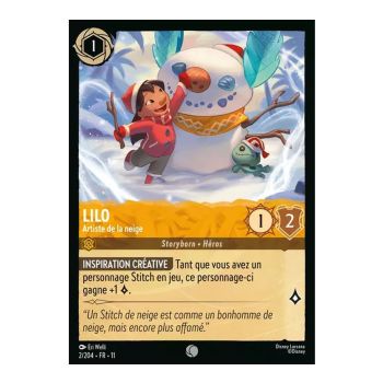 Item Lilo, Snow Artist - 2/204 - WIN - Frostbite - Common - French