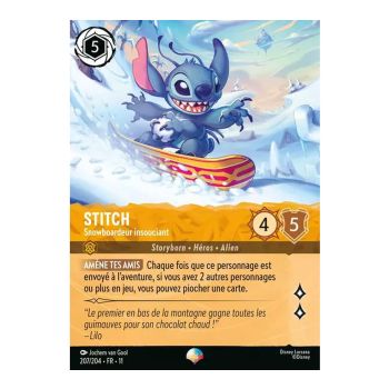 Item Stitch, the Carefree Snowboarder - 207/204 - WIN - Frostbite - Epic - French