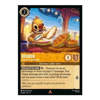 Item Reuben, Sandwich Expert - 21/204 - WIN - Frostbite - Rare - French