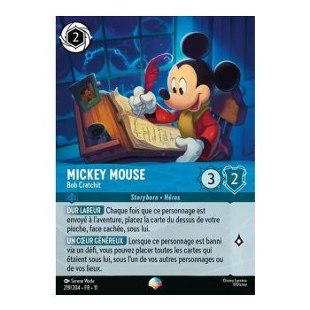 Item Mickey Mouse, Bob Cratchit - 219/204 - WIN - Frostbite - Epic - French