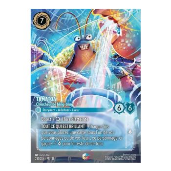 Item Tamatoa, Bling-Bling Seeker - 237/204 - WIN - Frost Spell - Enchanted - French