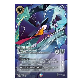 Item Myster Mask, Ice-Holds the Pressure - 239/204 - WIN - Frost Spell - Enchanted - French