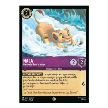 Item Nala, Frolicking in the Snow - 35/204 - WIN - Frostbite - Common - French