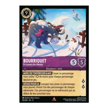 Item Eeyore, Across the Way - 45/204 - WIN - Frostbite - Brilliant - Premium - French