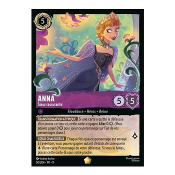 Item Anna, Reassuring Sister - 50/204 - WIN - Frostbite - Legendary - French