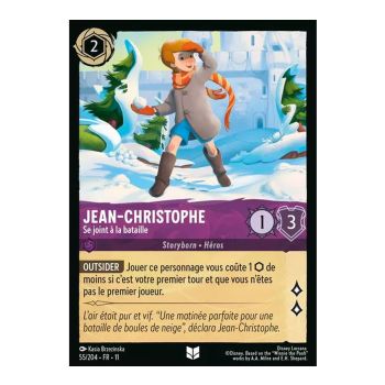 Item Jean-Christophe, Joins the Battle - 55/204 - WIN - Frostbite - Uncommon - French