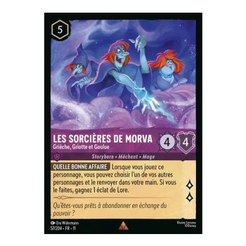 Item The Witches of Morva, Grièche, Griotte and Goulue - 57/204 - WIN - Frostspell - Rare - French