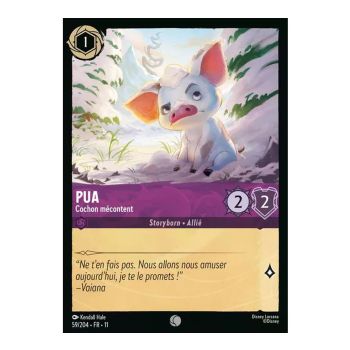 Item Pua, the Disgruntled Pig - 59/204 - WIN - Frost Spell - Brilliant - Premium - French