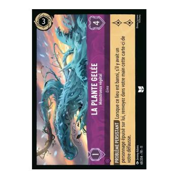 Item The Frozen Plant, Monstrous Plant - 68/204 - WIN - Frost Spell - Uncommon - French