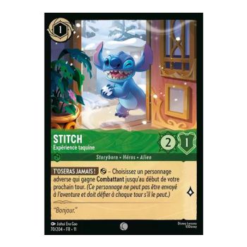 Stitch, Teasing Experiment - 70/204 - WIN - Frostbite - Brilliant - Premium - French