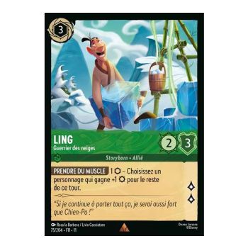 Item Ling, Snow Warrior - 75/204 - WIN - Frost Spell - Brilliant - Premium - French