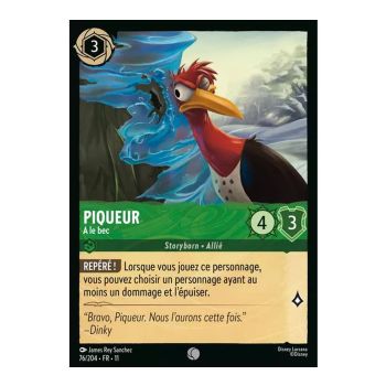 Piqueur, A le bec - 76/204 - WIN - Givresort - Brilliant - Premium - French