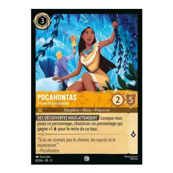 Item Pocahontas, Find the Right Path - 8/204 - WIN - Frostbite - Brilliant - Premium - French