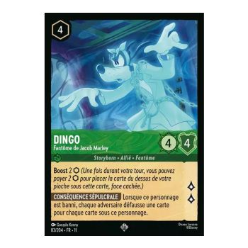 Item Goofy, Ghost of Jacob Marley - 83/204 - WIN - Frostbite - Brilliant - Premium - French