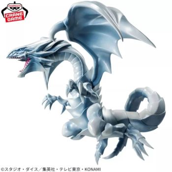 YGO - Figure - Bandai Spirit Blue-Eyes White Dragon - OCG - Japanese (12 cm)