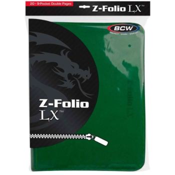 Z-Folio 9-Pocket Album Binder - Green - BCW (360)